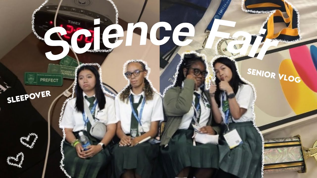 SCIENCE FAIR VLOG || SENIOR YEAR | pxrsche