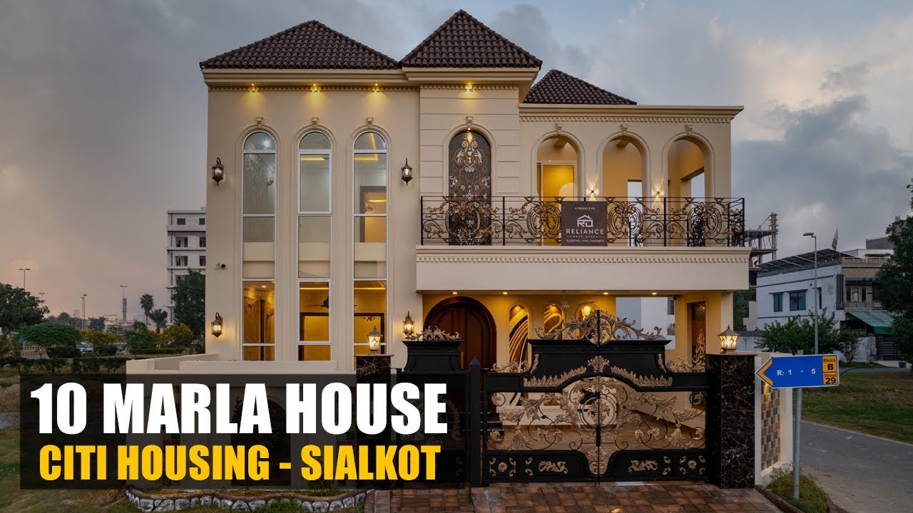 10 Marla House for Sale 4.6 Crore by Reliance Developers Citi Housing Society, Sialkot - Pakistan