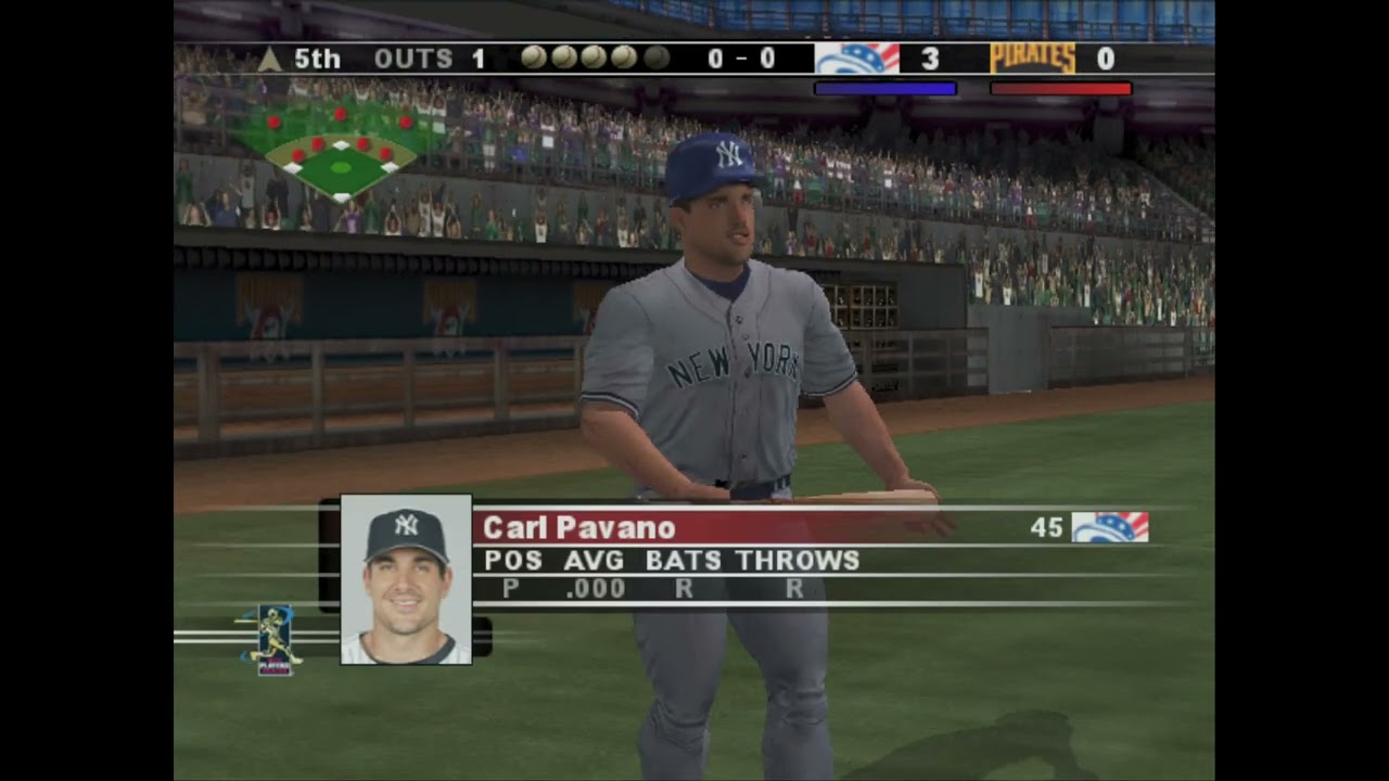 MLB Slugfest 2006 - Season 1 - World Series - Game 4 - Yankees vs. Pirates