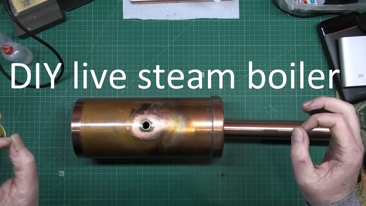 DIY live steam boiler build - Part 1 of 4