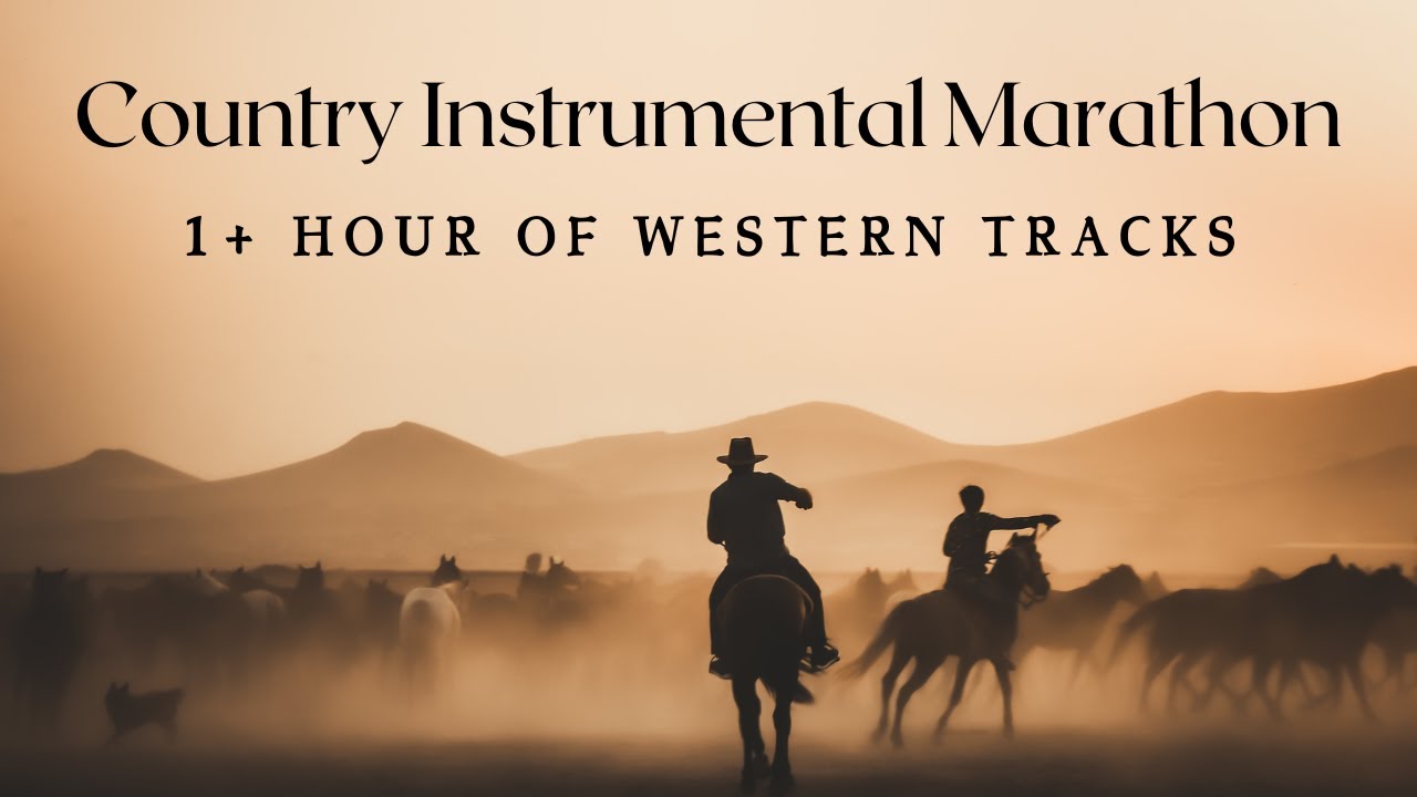 Country Instrumental Marathon - 1+ Hour of Western Tracks