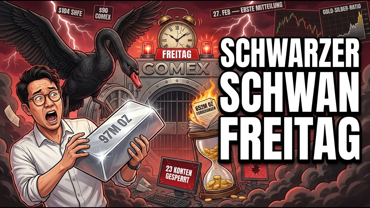 SILBER BLACK SWAN: März-Squeeze Entschärft — 350 Mio. Unzen Jetzt Mai (87 Mio. im Tresor)