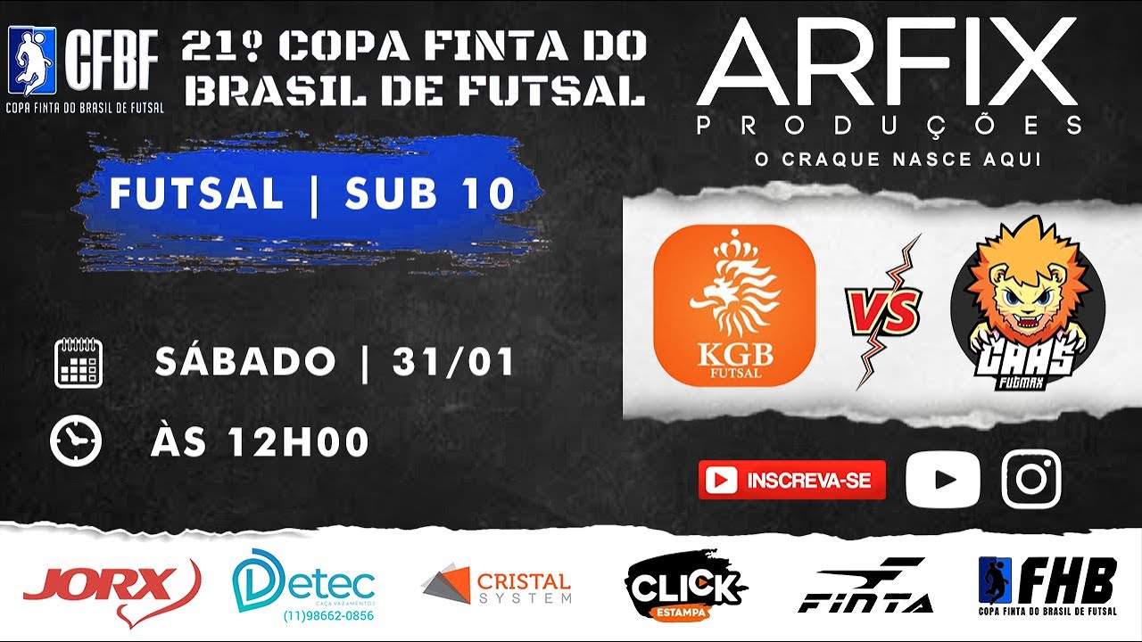 KGB x CAAS | FUTSAL - SUB 10