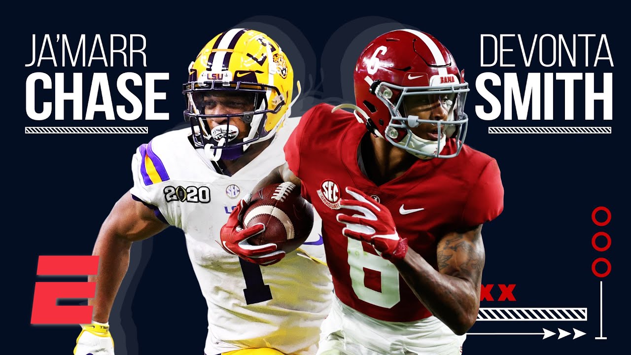 DeVonta Smith and Ja'Marr Chase are each worthy of a top-5 NFL draft pick | Top Prospects