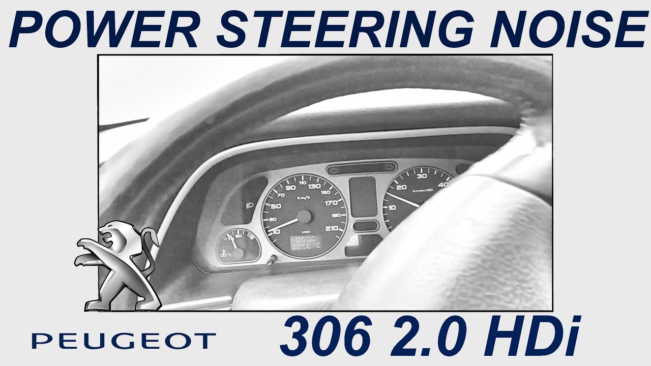 NOISY Power Steering - Peugeot 306 HDi
