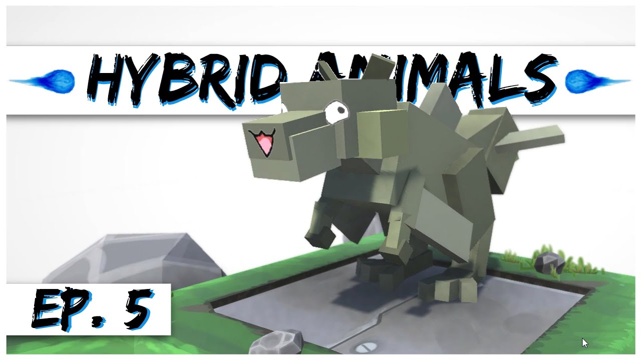 Hybrid Animals - Ep. 5 - Fluffy Whale T-Rex! - Hybrid Animals Gameplay