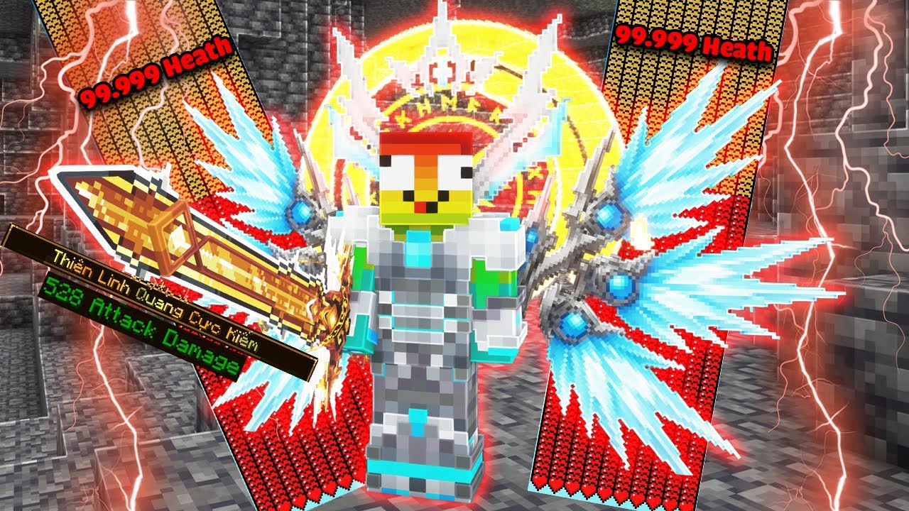 PHÀM NHÂN TU TIÊN MINECRAFT TẬP 4 | NOOB THÁNH TÔN VỚI THANH KIẾM TIÊN MỘT CHÉM LONG TRỜI LỞ ĐẤT