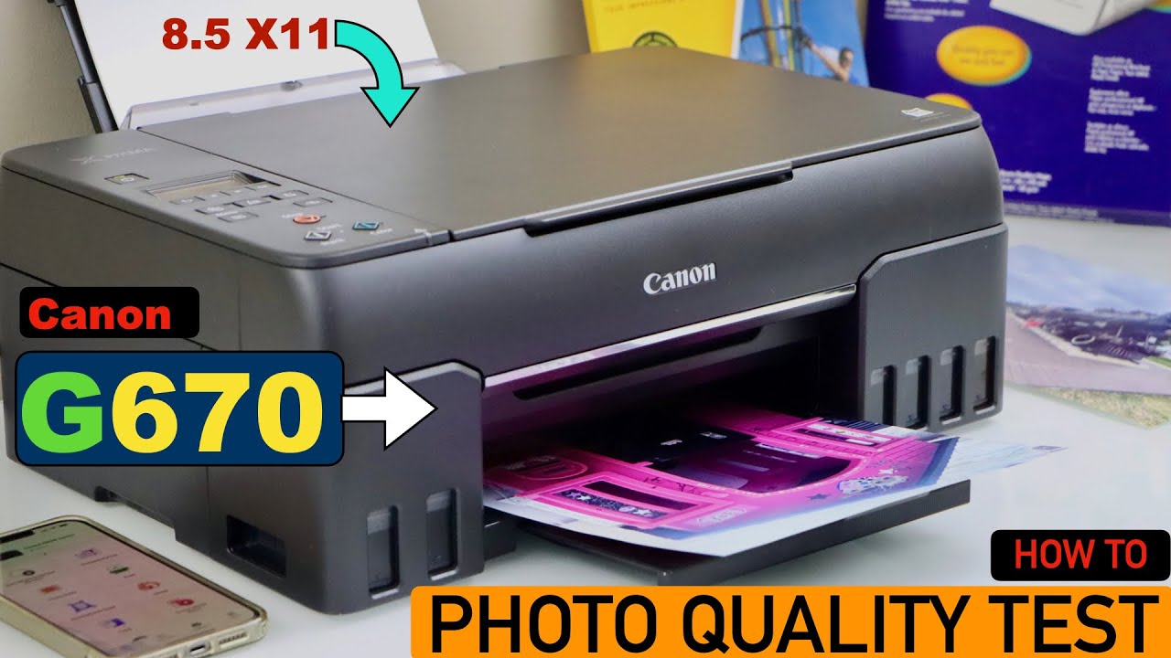 Canon Pixma G670 Photos Quality Review, Print Professional Photos For Small Business.