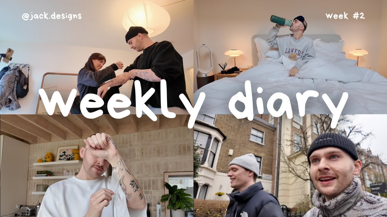 I Planned for 4 Tattoos… I Got 8! 😳 | London Weekly Vlog