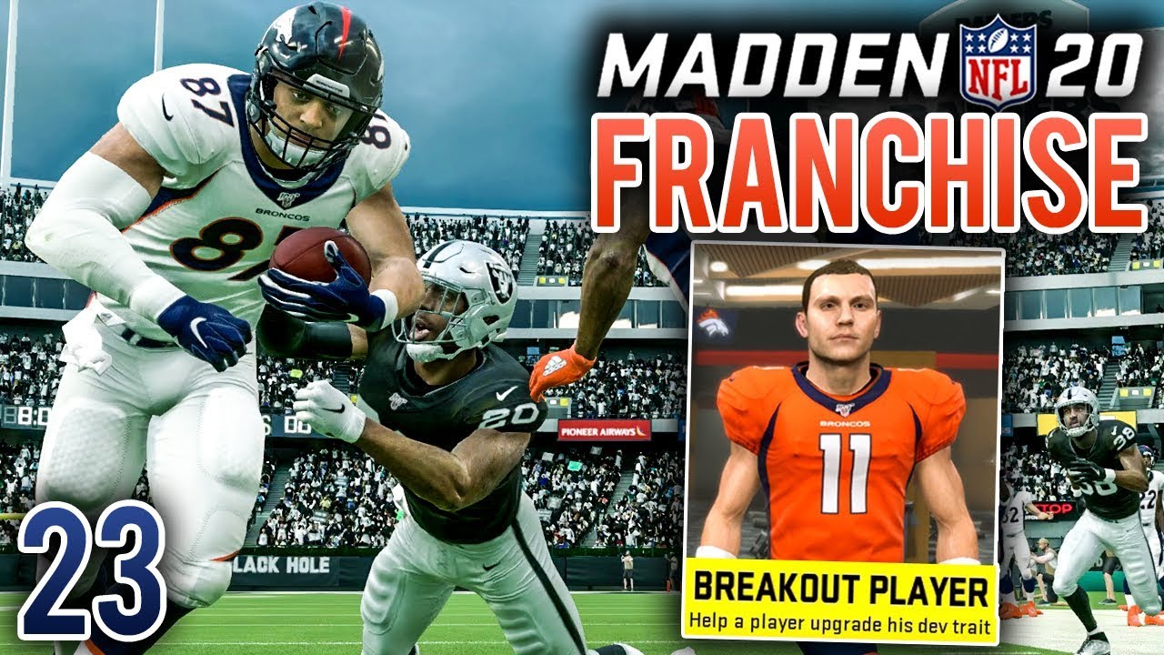 Playmakers Look to Break Out vs Raiders - Madden 20 Broncos Franchise (Y2:G3) - Ep.23