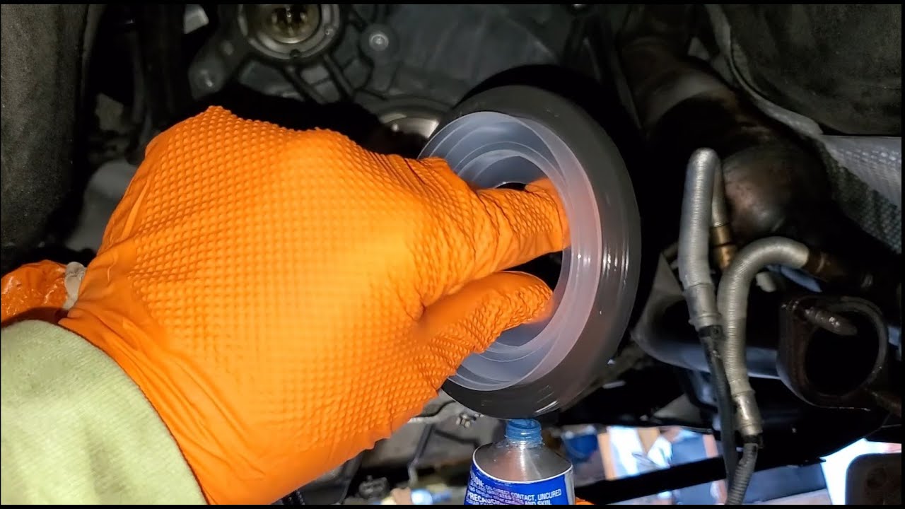 Задний сальник коленвала BMW E70 X5 (N52) Часть 2: Установка сальника