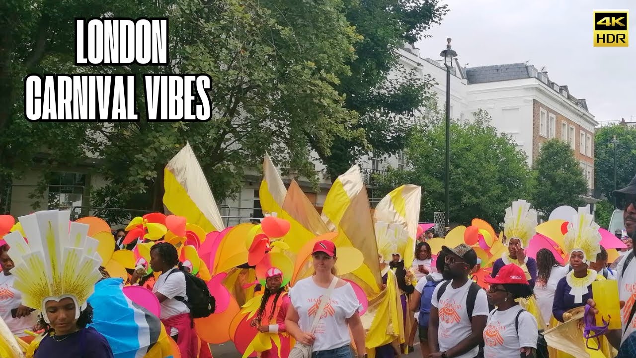 LONDON NOTTING HILL CARNIVAL 🇬🇧  4K-HDR-60FPS [▶176-min]