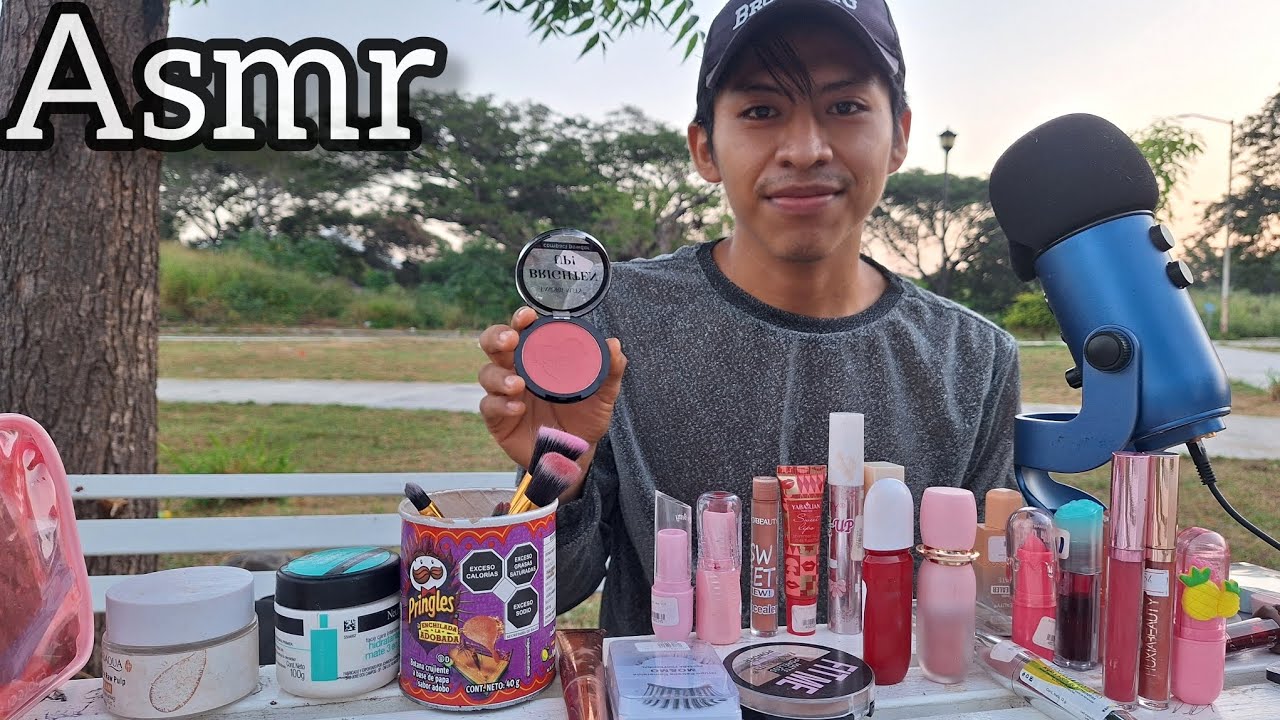 ASMR 🌸 Maquillaje suave y natural al aire libre | Roleplay relajante