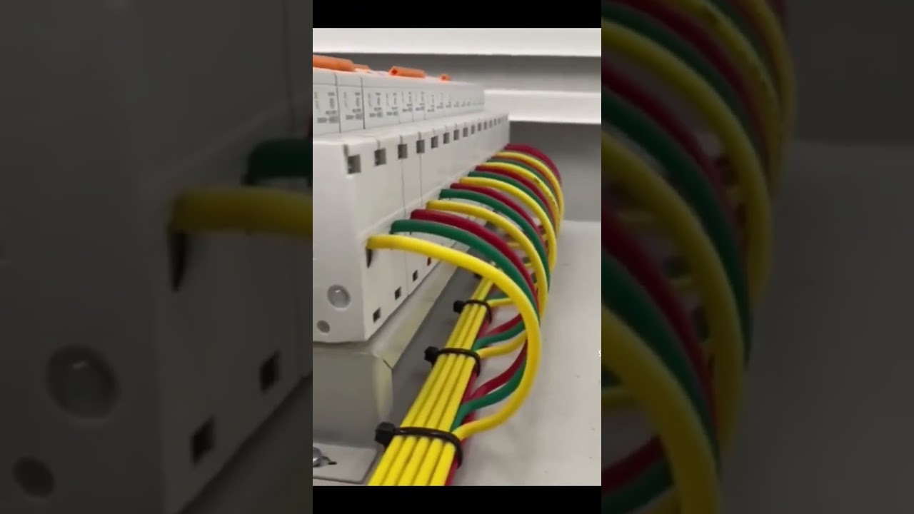 Clean & Professional Electrical Panel Setup | Cable Dressing Techniques