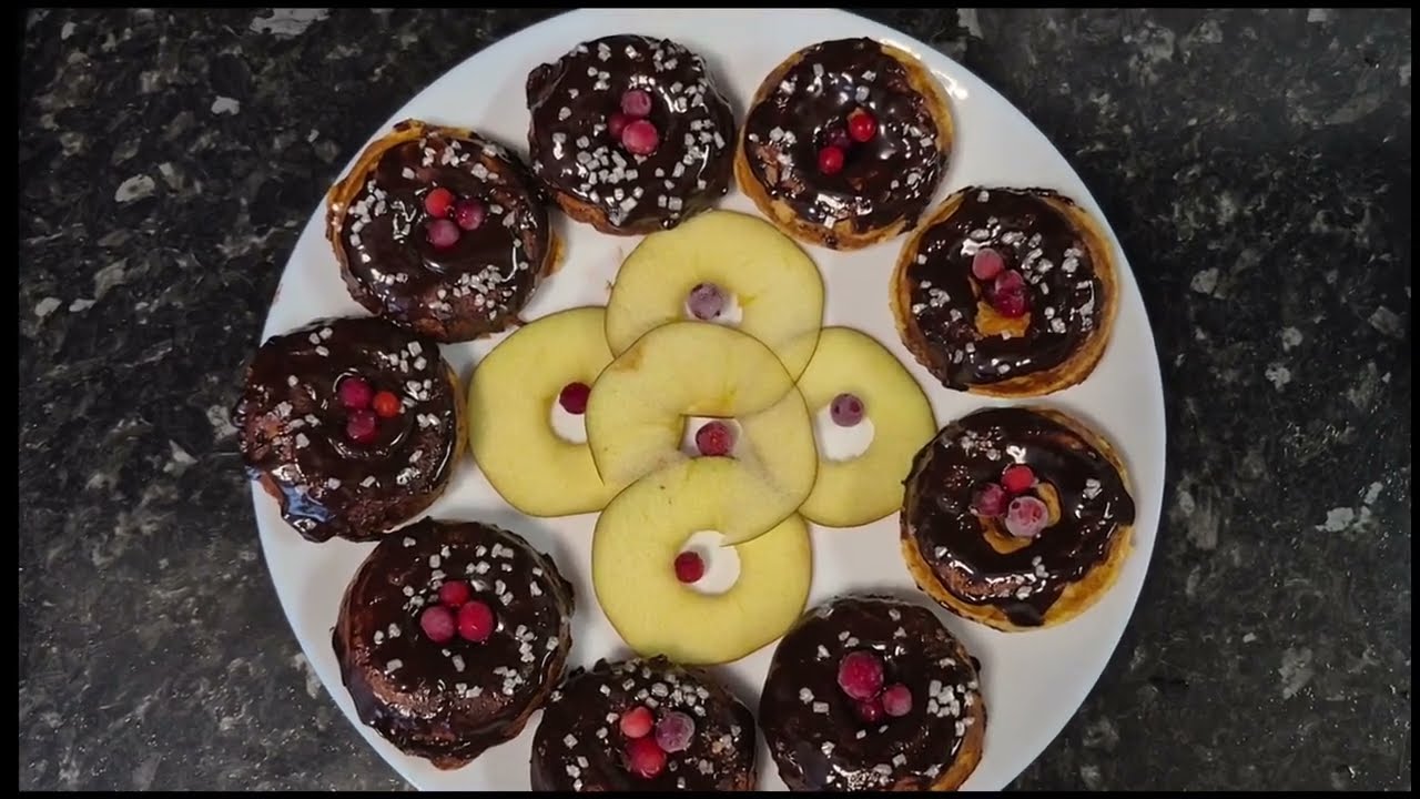 🥰 ЯБЛОЧНЫЕ ПП ПОНЧИКИ🍩 БЕЗ ВРЕДА ДЛЯ ФИГУРЫ. 🥯РЕЦЕПТ В ОПИСАНИИ.