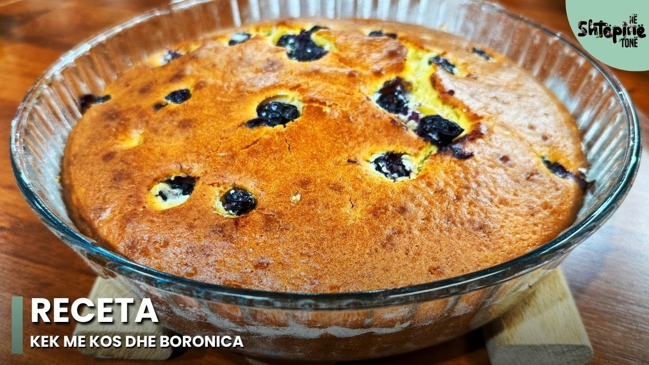 Kek me kos dhe boronica - Në Shtëpinë Tonë