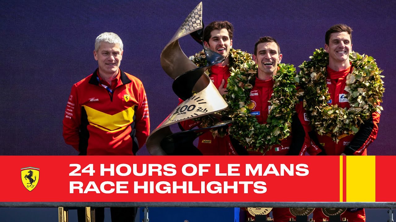 Ferrari Hypercar | Ferrari Wins 24 Hours of Le Mans - Race Highlights