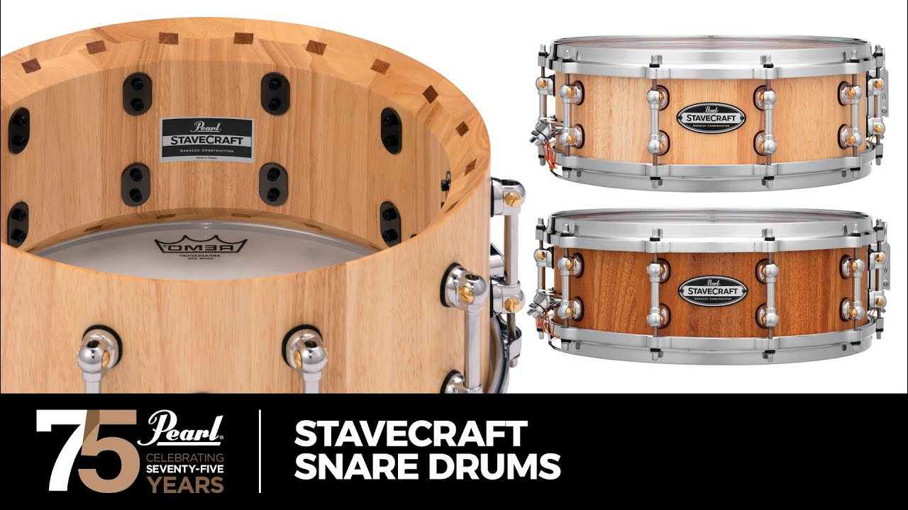 Представляем малые барабаны Pearl StaveCraft