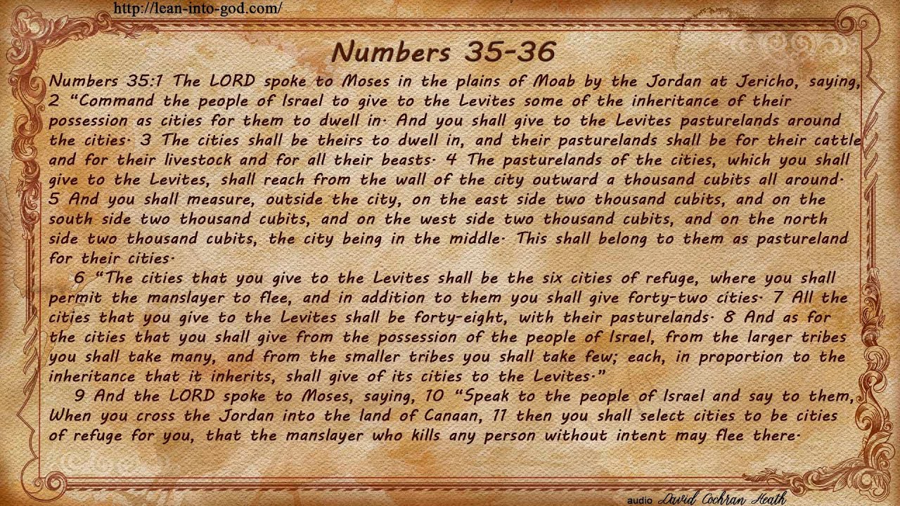 Numbers 35-36
