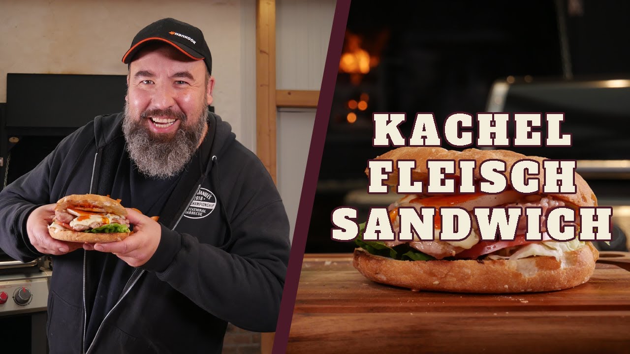 KACHELFLEISCH SANDWICH - Lecker kombiniert mit Blauschimmelkäse