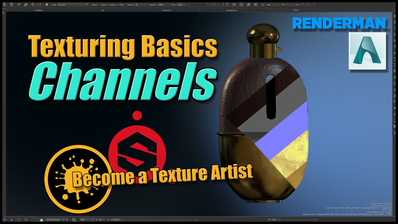 Channels in Texturing | Becoming a Texture Artist