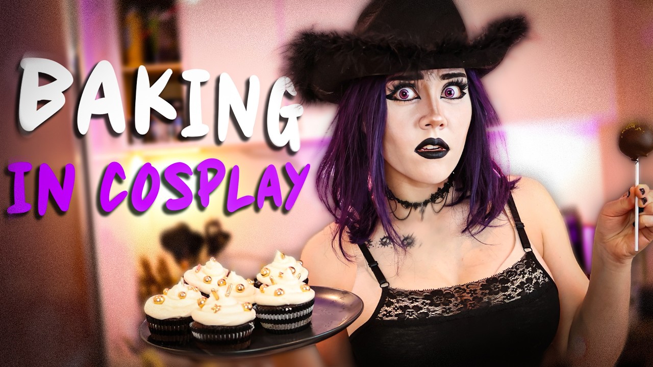 Baking in Cosplay: Raven Teen Titans Edition