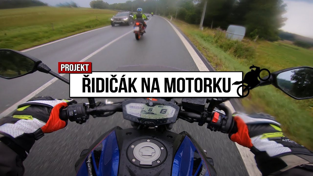 JAK JEZDIT ZA DEŠTĚ A HODNOCENÍ MT-07  | MOTOŠKOLA | ŘIDIČÁK NA MOTORKU | ZDOKONALOVACÍ KURZ
