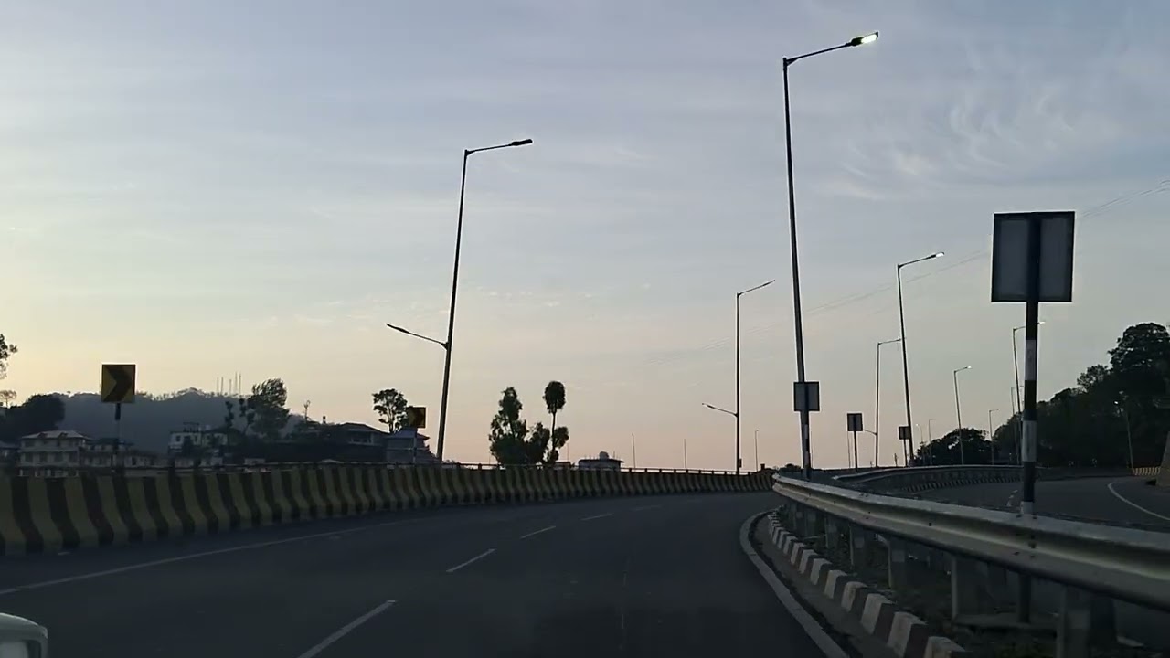 Kalka to Shimla by Road#Mornig Himalaya