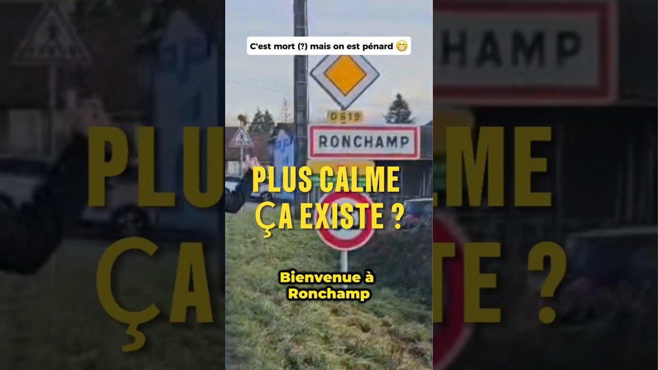 La ville trop tranquille c'est Ronchamp ? #RateOthersChallenge