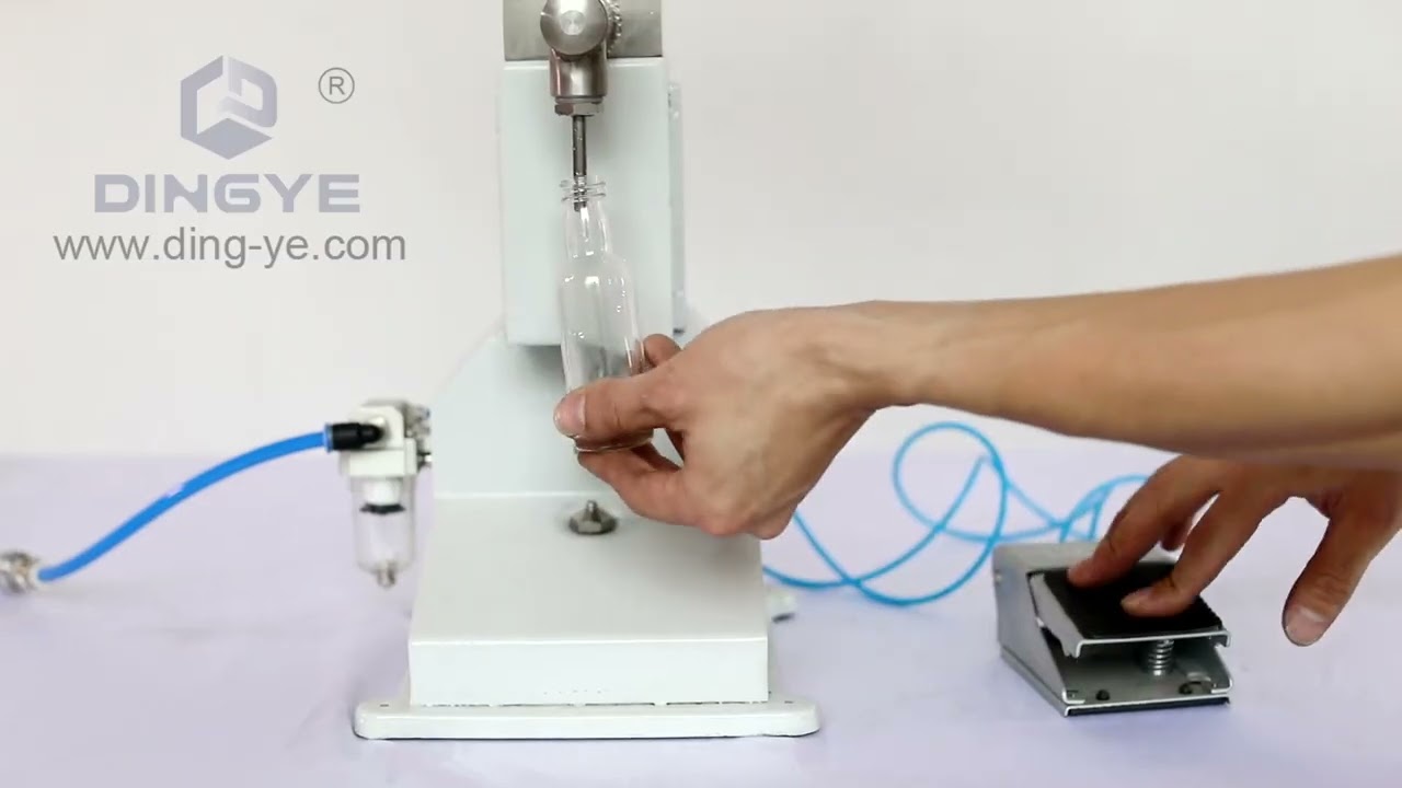 No Electricity Needed! One-Pedal Precision Filling - A02 Pneumatic Liquid Filling Machine