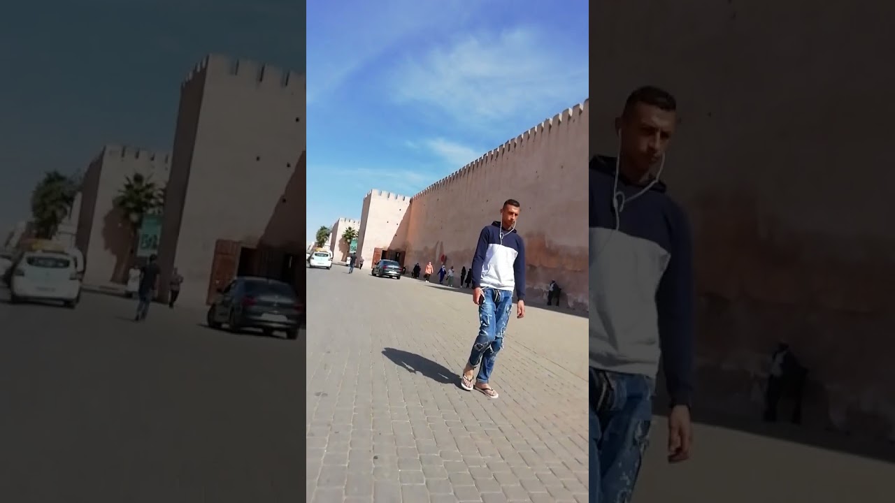 Visit Bab Mansour Gate By Bicycle.