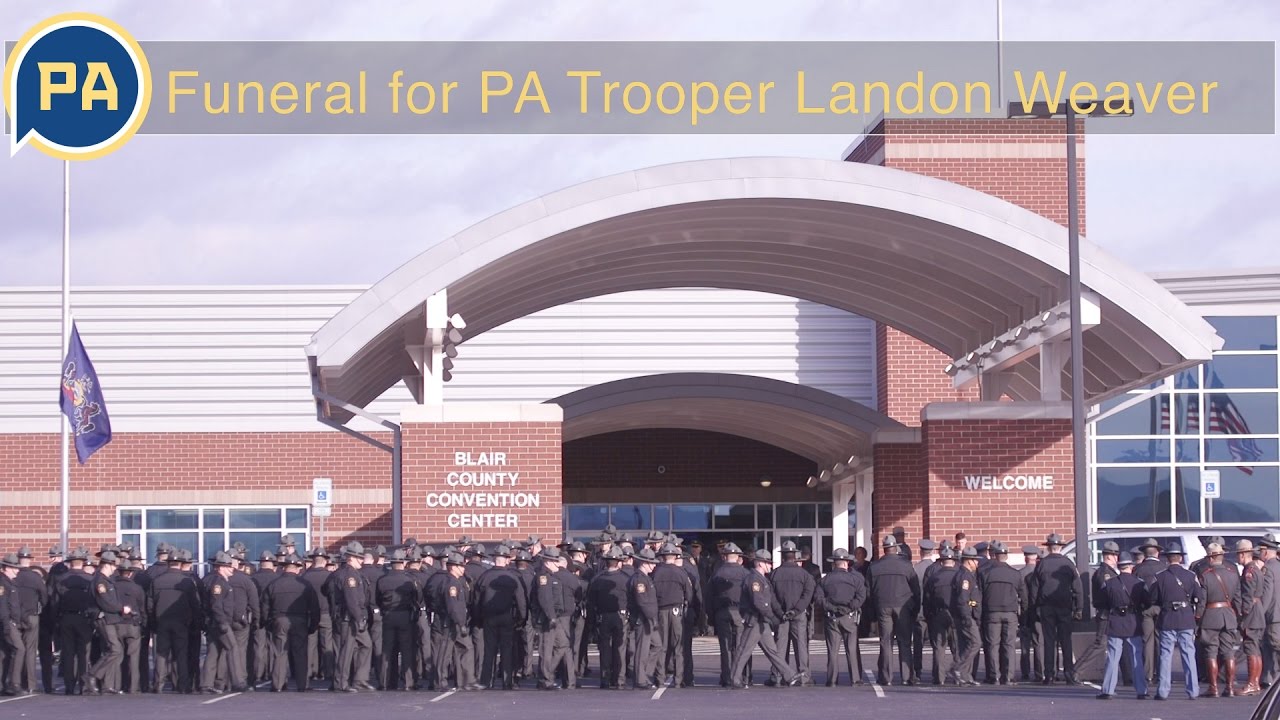 Funeral for Pennsylvania State Police Trooper Landon Weaver