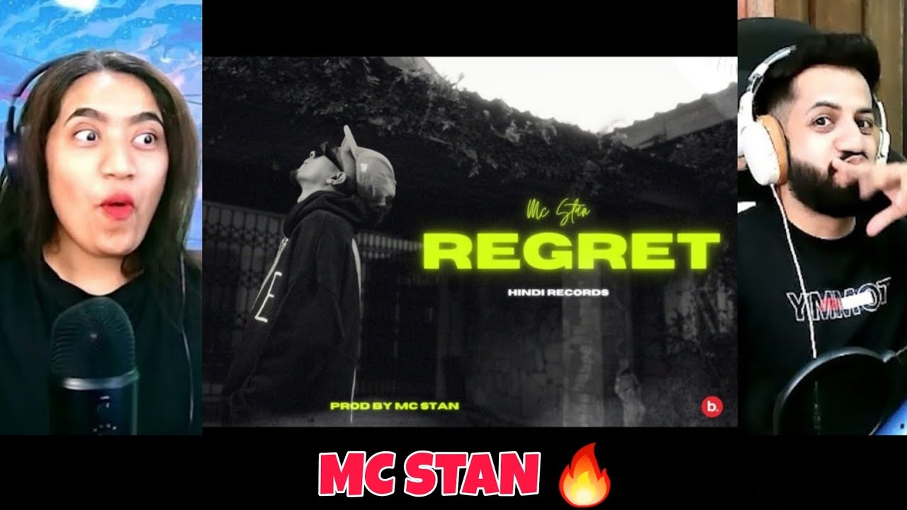 MC STAN - REGRET (Official Video) | INSAAN | 2023 | REACTION