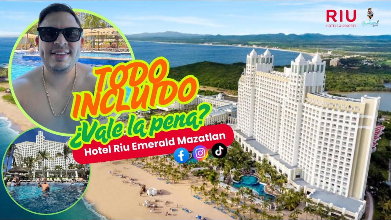 🏨 Riu Emerald Mazatlan ☀️ TODO INCLUIDO 🍜¿VALE LA PENA? 🔴 LA MEJOR GUIA COMPLETA 🔴