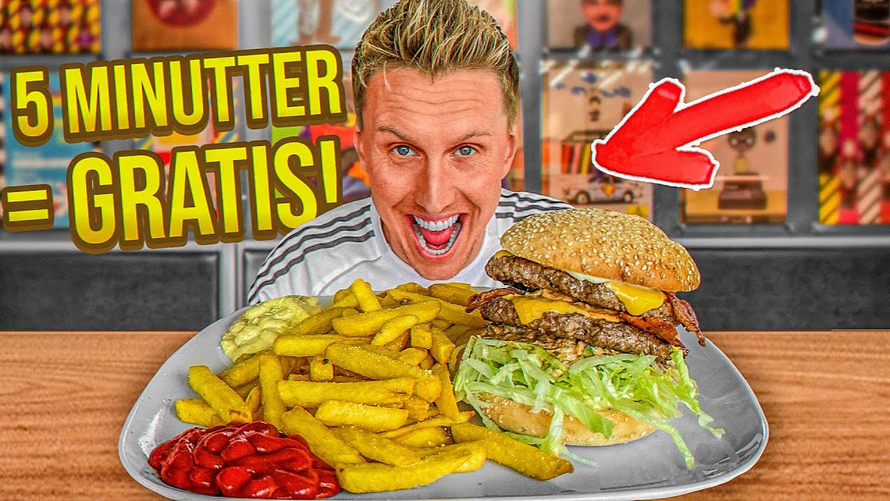 5 MINUTTER CHALLENGE - BURGER MENU