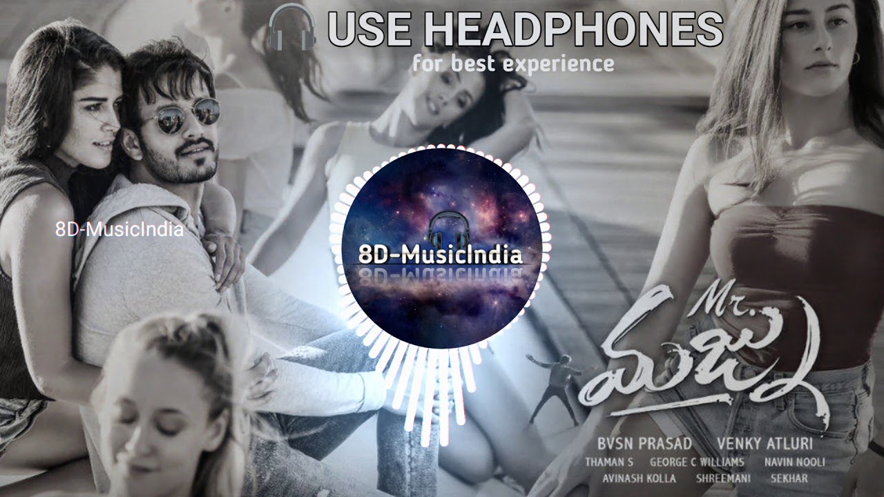 Mr.Majnu Title 8D Song | Akhil Akkineni  | Nidhi Aggarwal | SS Thaman |