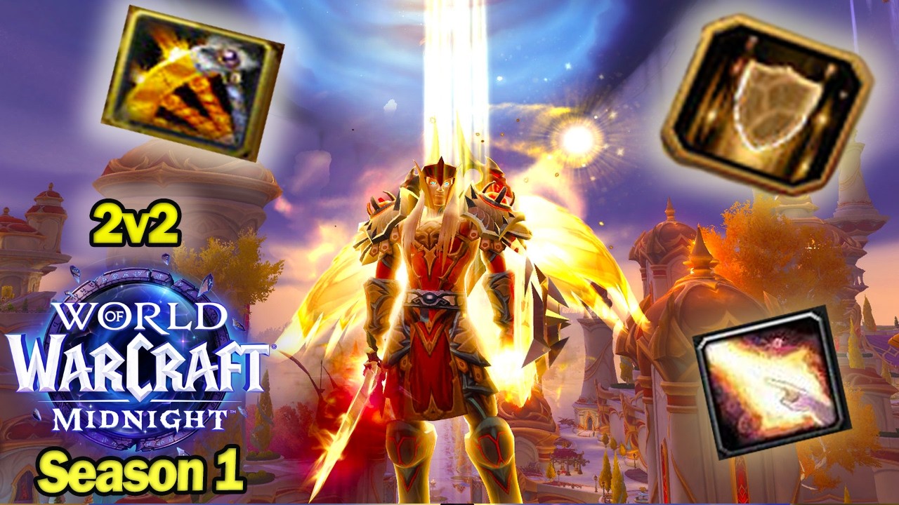 ПЕРВЫЙ СЕЗОН УЖЕ ЗДЕСЬ!! Арена PVP 2v2 для паладина-священника (WoW Midnight) [Патч 12.0.1]