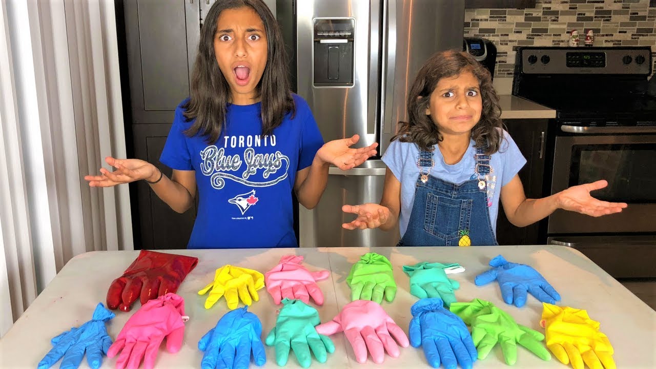 Don't Choose the Wrong Glove Slime Challenge!