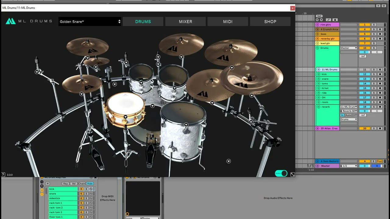 ML Drums Dwell mix practice