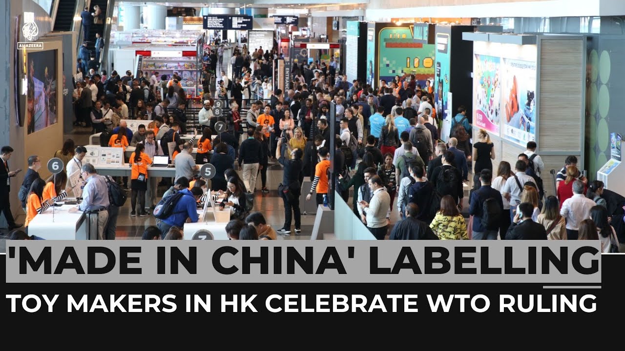 Toy makers in Hong Kong celebrate WTO 'Made in China' ruling