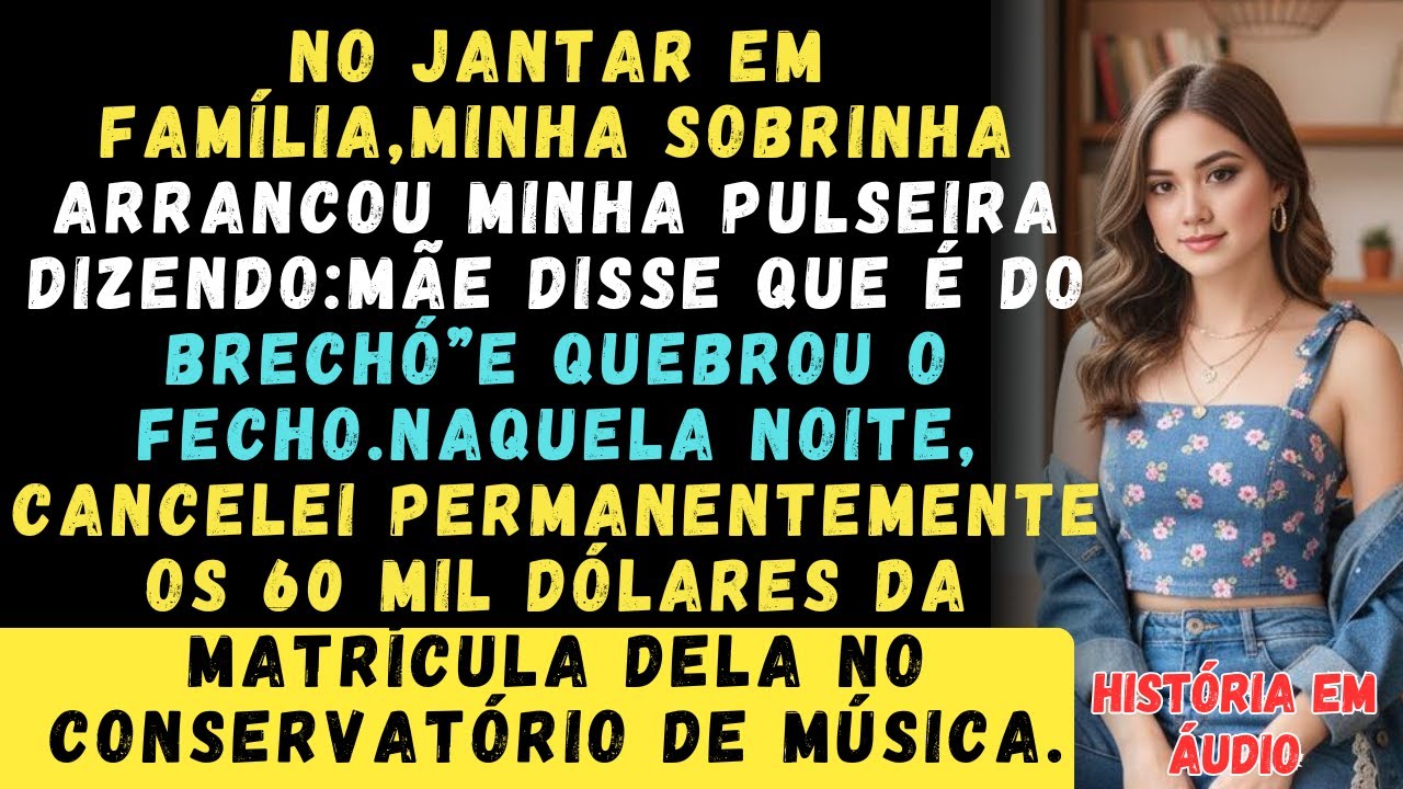 MINHA SOBRINHA  arrancou minha pulseira e disse:Mãe disse que é do brechó’Cancelei definitivamente.