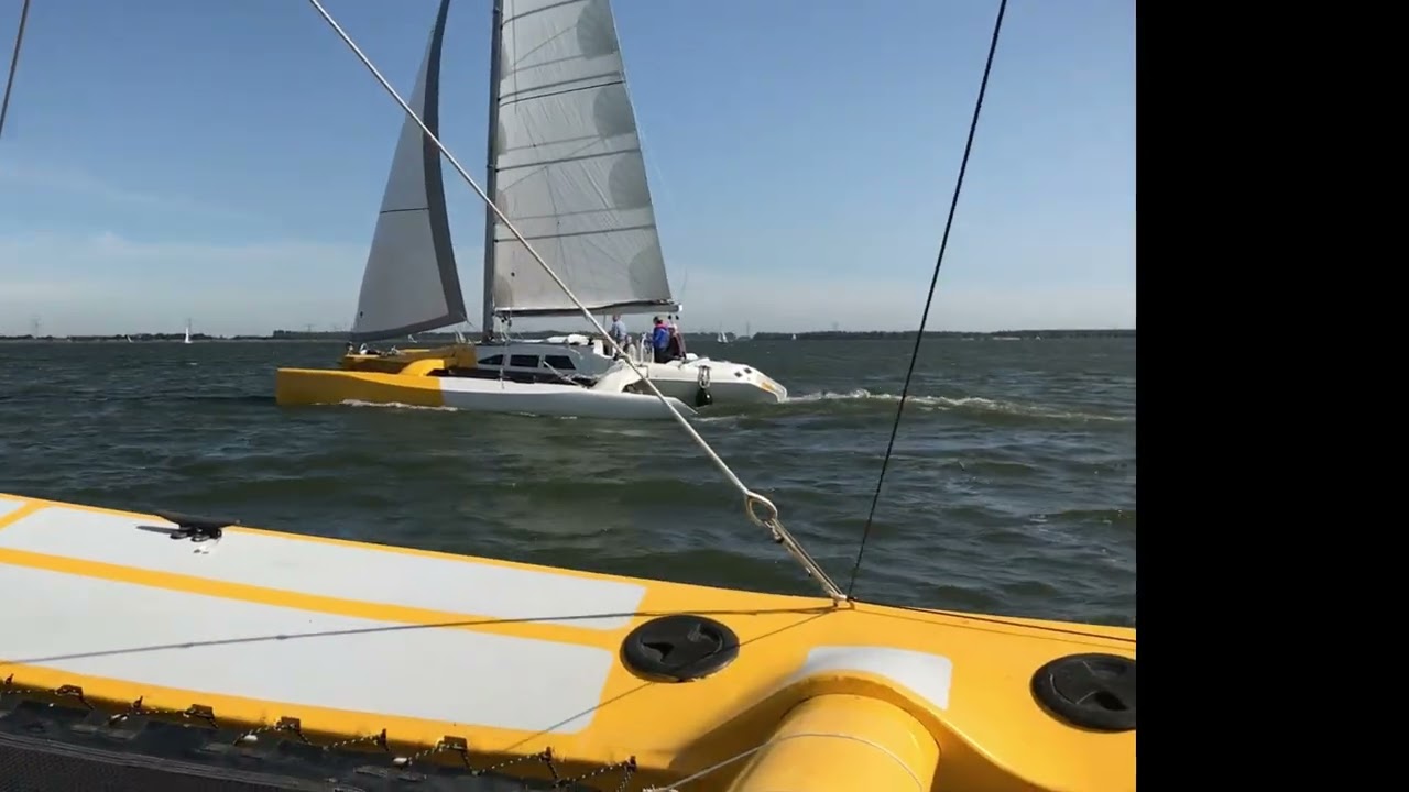 Farrier F 39 Sailing on the IJsselmeer