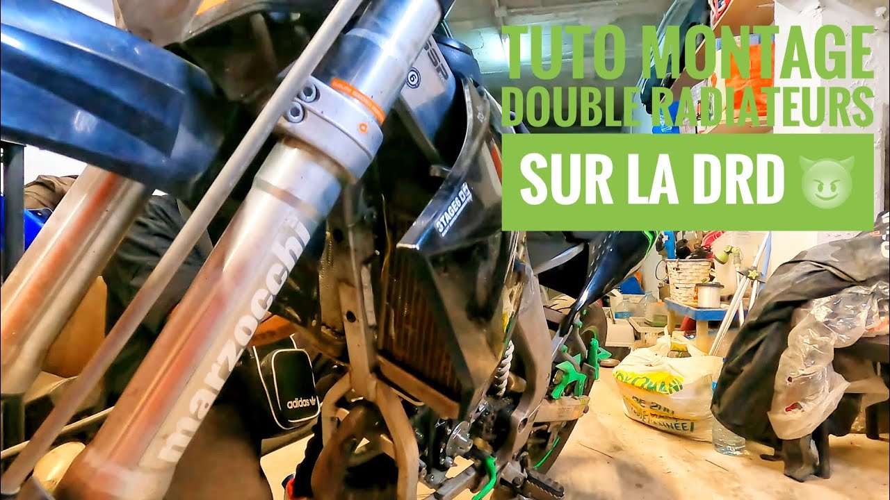 Tuto Montage Double Radiateurs sur la DRD Stage6 BigRacing 88cc 🧰, Je Gagne Facile 20 degrés ✅
