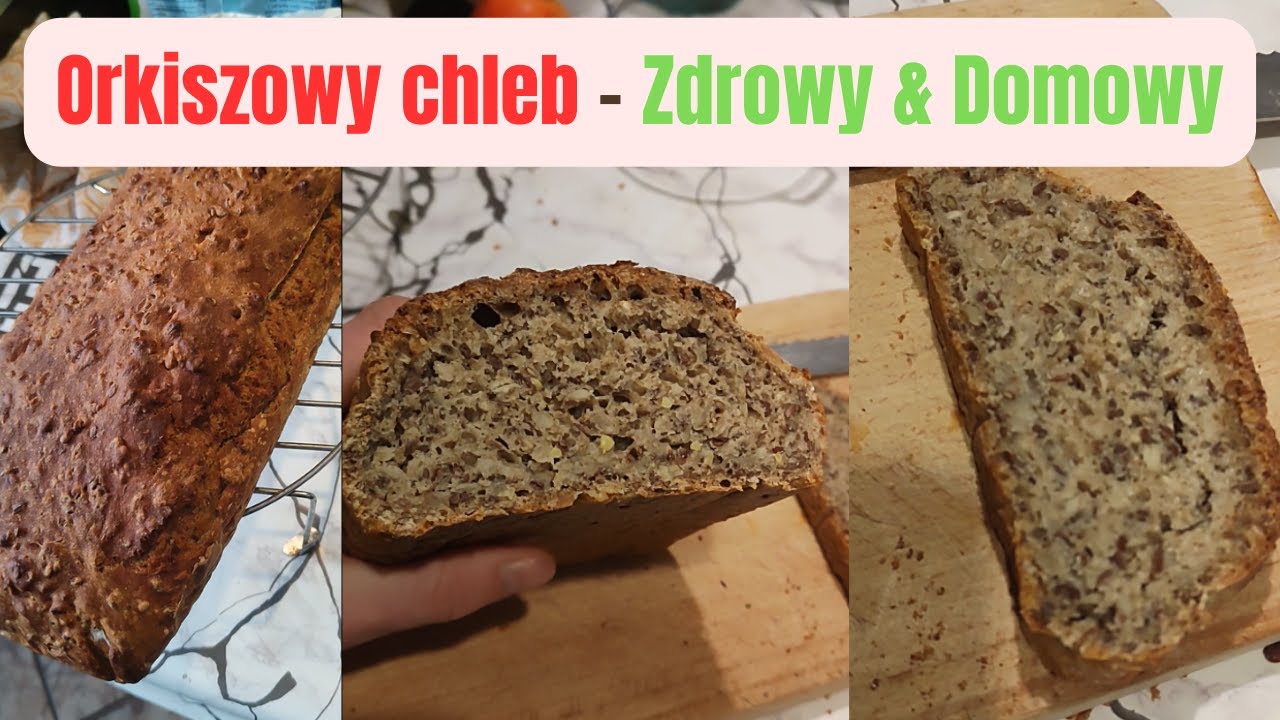 Przepis na domowy chlebek orkiszowy! #dieta #jedzenie #chleb #shorts #TrenujChłopaku