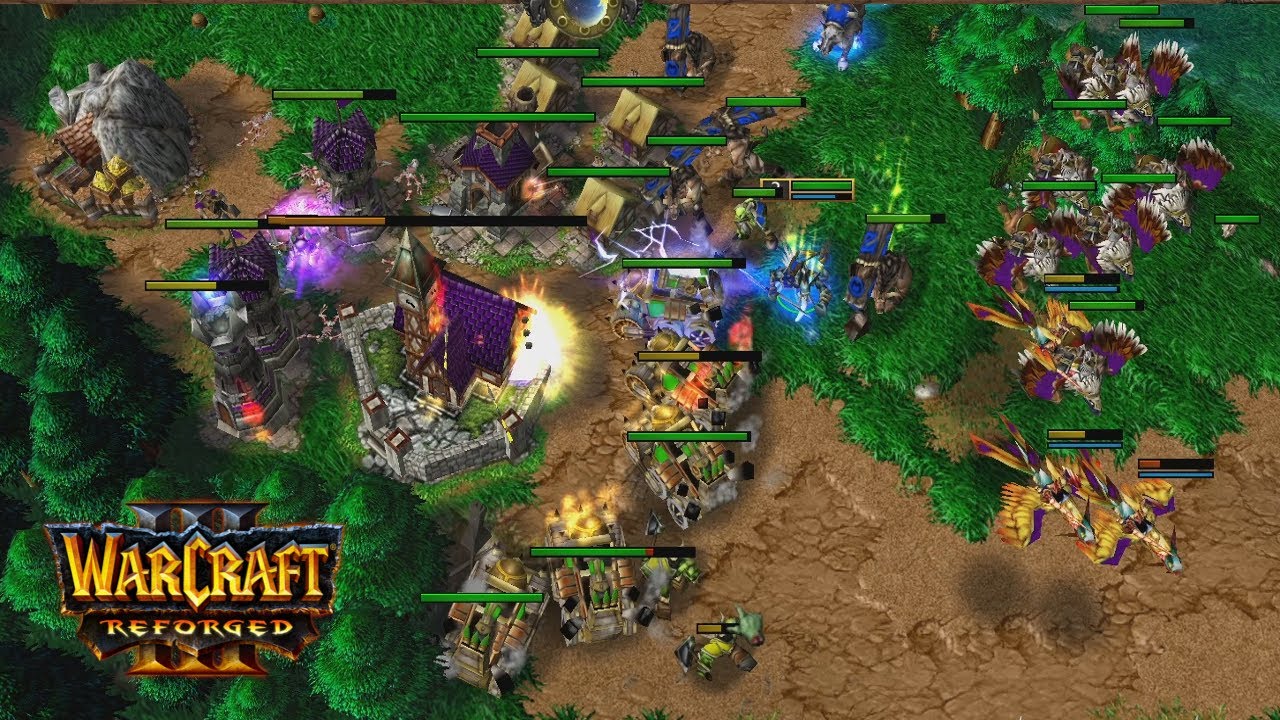 Farseer & Tauren - Warcraft 3 Orc 4v4 Random Team Game [Deutsch] Full WC3 Reforged Gameplay