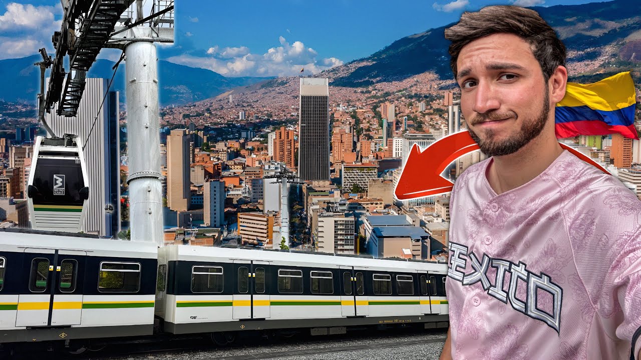El transporte público en MEDELLÍN | ¡NO PARECE COLOMBIA! 🇨🇴😲