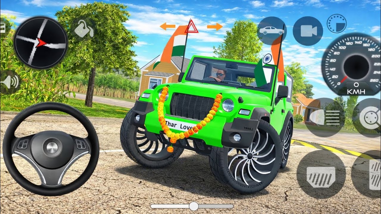 Modified Mahindra Thar Car Games: Indian Cars (Gadi Wala Game) - Car Game Android Gameplay 2025