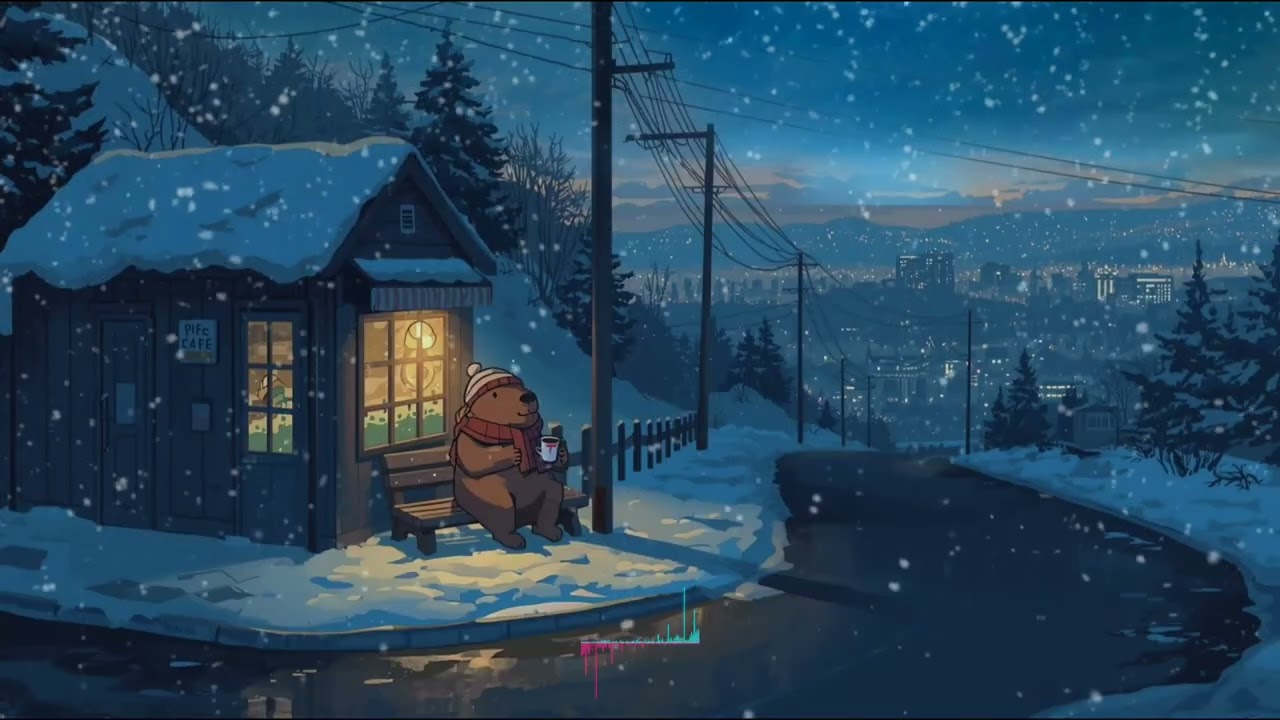 🎄Relax with Winter Capybara Vibes🌙 Calm Lofi for Focus & Peace