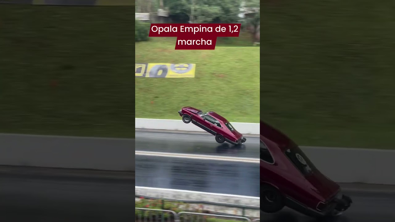 UM OPALA EMPINANDO NA ARRANCADA #opala #arrancada