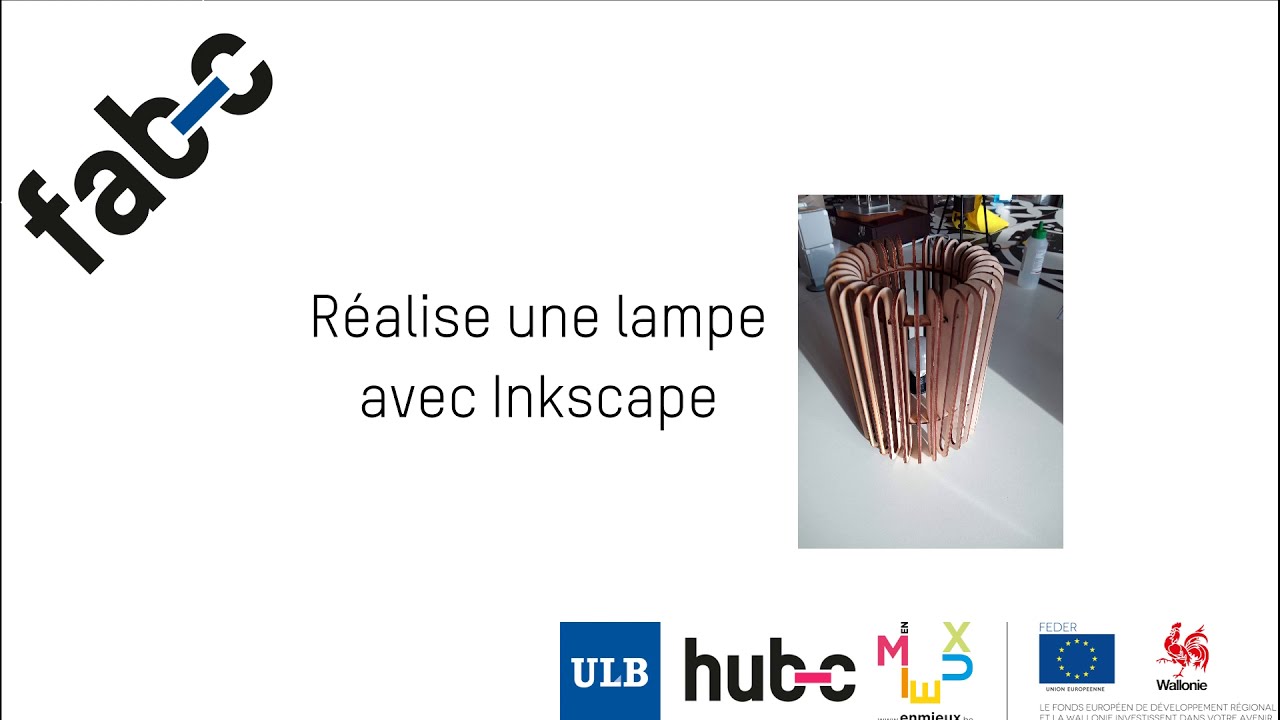 Réalise et personnalise ton luminaire avec Inkscape
